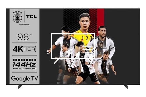 Organize channels in TCL 98UHD870
