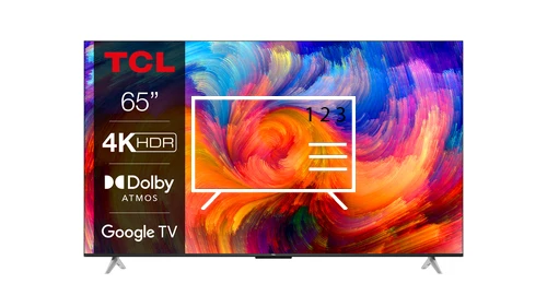Organize channels in TCL LED TV 65P638