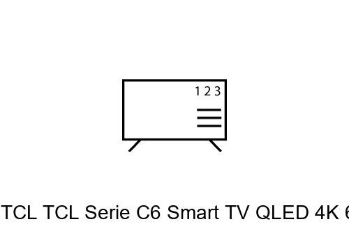 Ordenar canales en TCL TCL Serie C6 Smart TV QLED 4K 65" 65C655, audio Onkyo con subwoofer, Dolby Vision - Atmos, Google TV