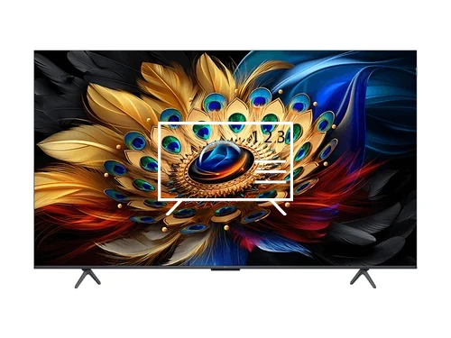 Organize channels in TCL TCL Serie C6 Smart TV QLED 4K 75" 75C655, audio Onkyo con subwoofer, Dolby Vision - Atmos, Google TV