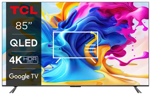 Organize channels in TCL TCL Serie C64 4K QLED 85" 85C645 Dolby Vision/Atmos Google TV 2023