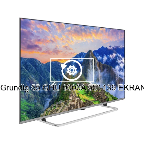 Réinitialiser Grundig 55 GHU 9000A 55'' 139 EKRAN 4K UHD SMART GOOGLE TV
