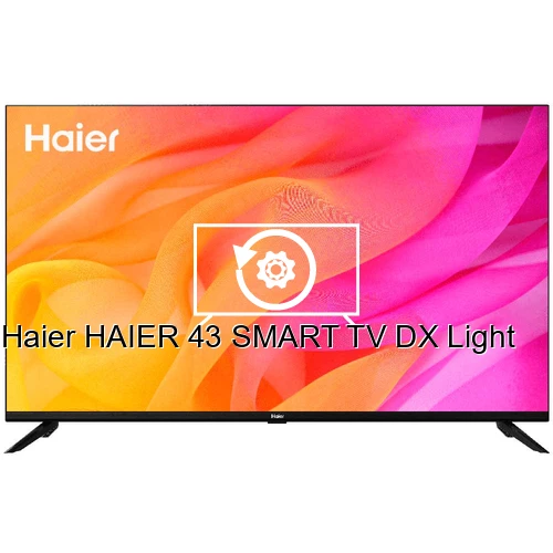Réinitialiser Haier HAIER 43 SMART TV DX Light