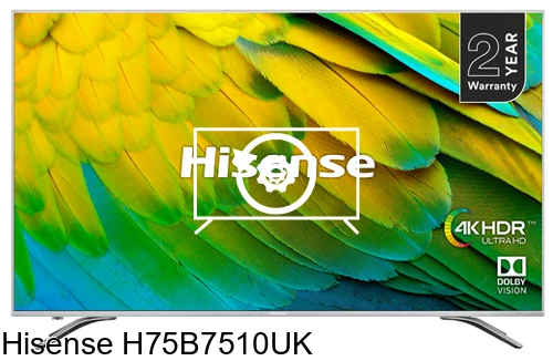 Resetear Hisense H75B7510UK