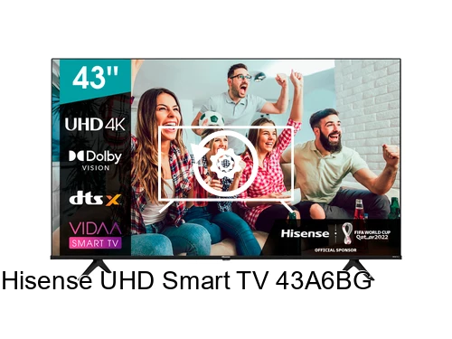 Factory reset Hisense UHD Smart TV 43A6BG