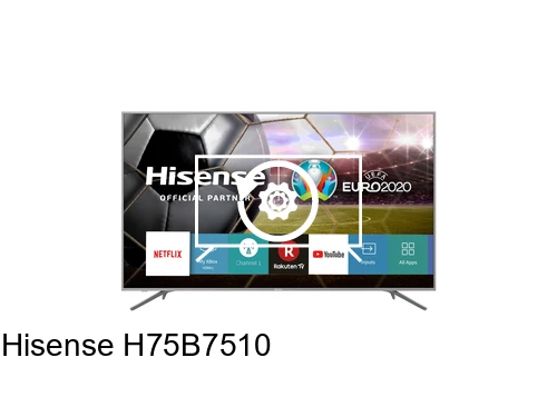 Reset Hisense H75B7510