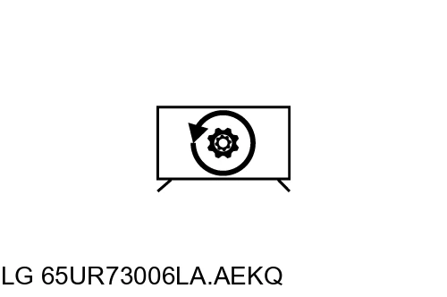 Factory reset LG 65UR73006LA.AEKQ