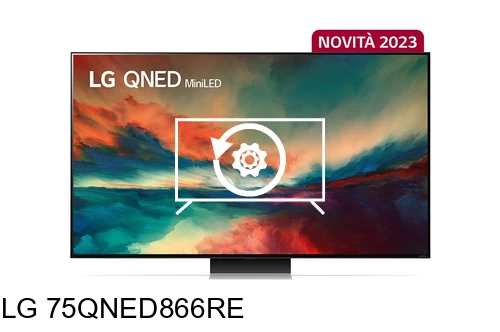 Factory reset LG 75QNED866RE