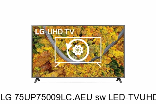 Réinitialiser LG 75UP75009LC.AEU sw LED-TVUHD Multituner Smart PVR ActiveHDR