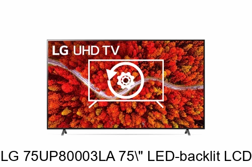 Factory reset LG 75UP80003LA 75\" LED-backlit LCD T