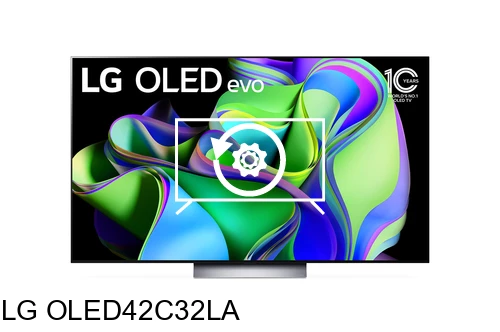 Réinitialiser LG OLED42C32LA