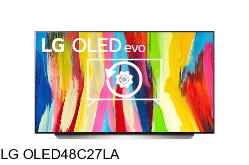 Factory reset LG OLED48C27LA