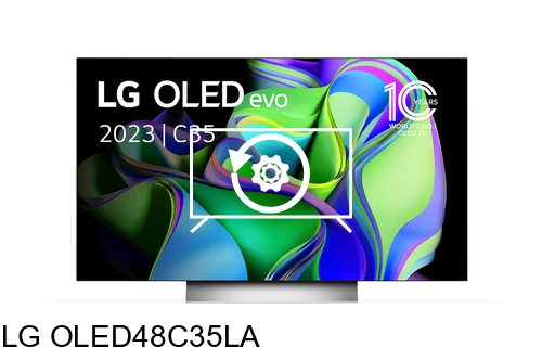 Restauration d'usine LG OLED48C35LA