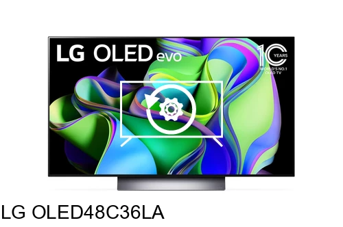 Réinitialiser LG OLED48C36LA