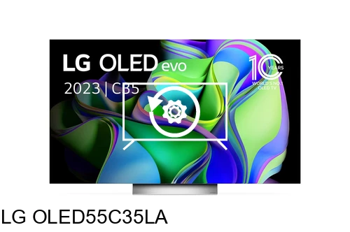 Resetear LG OLED55C35LA