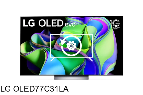 Resetear LG OLED77C31LA