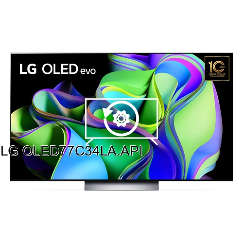 Factory reset LG OLED77C34LA.API