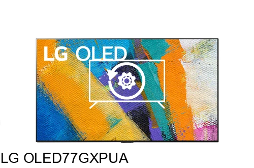 Factory reset LG OLED77GXPUA