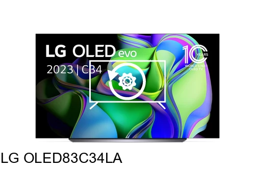 Factory reset LG OLED83C34LA