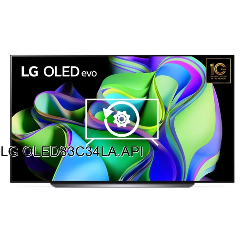 Factory reset LG OLED83C34LA.API