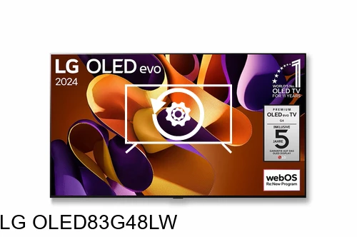 Réinitialiser LG OLED83G48LW