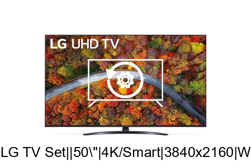 Restaurar de fábrica LG TV Set||50\"|4K/Smart|3840x2160|Wireless