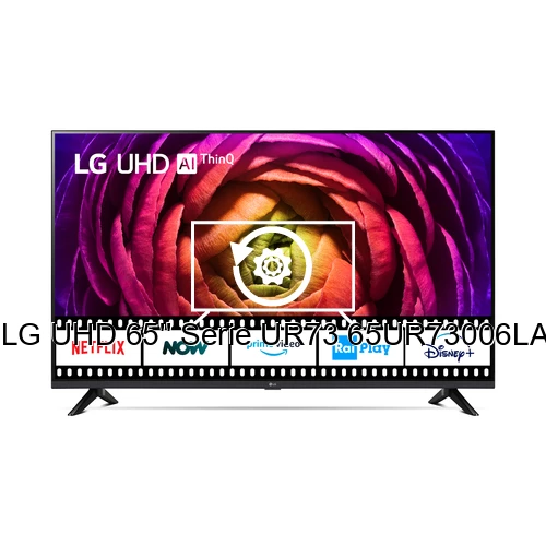 Restauration d'usine LG UHD 65'' Serie UR73 65UR73006LA.APIQ, TV 4K, 3 HDMI, SMART TV 2023