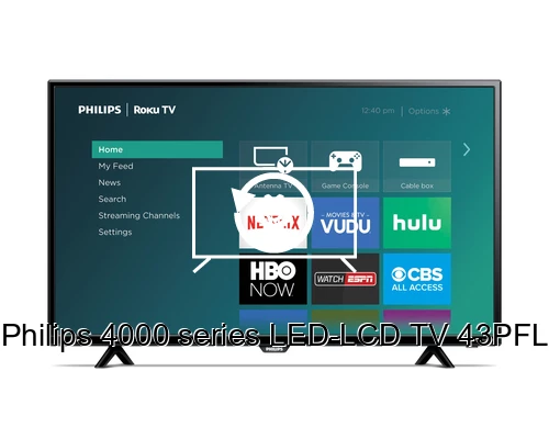 Factory reset Philips 4000 series LED-LCD TV 43PFL4662/F7