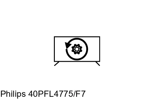Resetear Philips 40PFL4775/F7