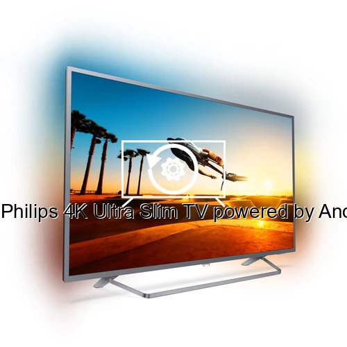 Reset Philips 4K Ultra Slim TV powered by Android TV 55PUT7303/75