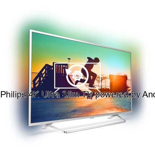 Reset Philips 4K Ultra Slim TV powered by Android TV 65PUT7383/75