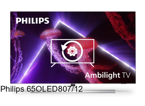 Réinitialiser Philips 65OLED807/12