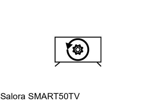 Restaurar de fábrica Salora SMART50TV