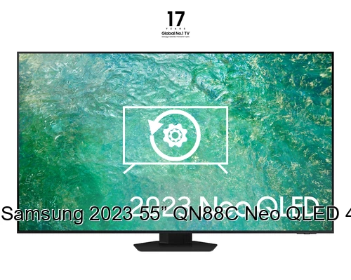 Factory reset Samsung 2023 55” QN88C Neo QLED 4K HDR Smart TV