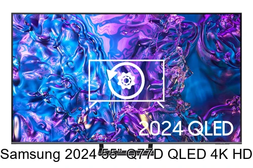 Restauration d'usine Samsung 2024 55” Q77D QLED 4K HDR Smart TV