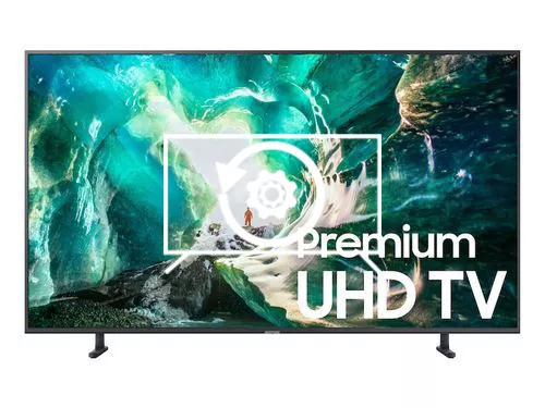 Factory reset Samsung 49" Class RU8000 Premium Smart 4K UHD TV (2019)