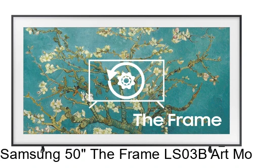 Restaurar de fábrica Samsung 50" The Frame LS03B Art Mode QLED 4K HDR Smart TV (2023)