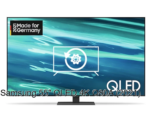 Factory reset Samsung 55" QLED 4K Q80A (2021)
