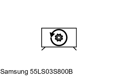Factory reset Samsung 55LS03S800B