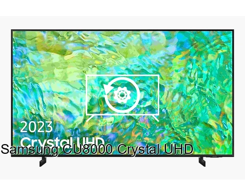 Réinitialiser Samsung CU8000 Crystal UHD
