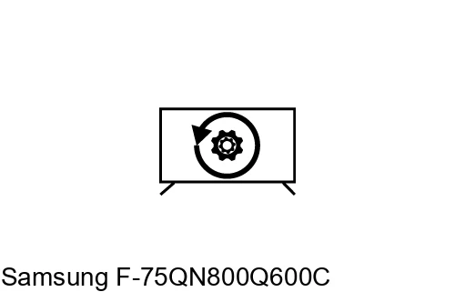 Réinitialiser Samsung F-75QN800Q600C