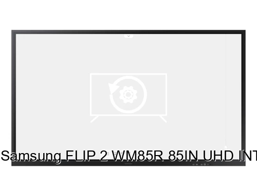 Restaurar de fábrica Samsung FLIP 2 WM85R 85IN UHD INTERACTIVE TOUCH PANEL 60HZ NEW EDGE 3 840 X 2 160 LANDSCAPE ONLY MULTI DRAW BUILT IN SPEAKER 10W X 2 HDMI IN 2 DP 1 OPS USB 2 