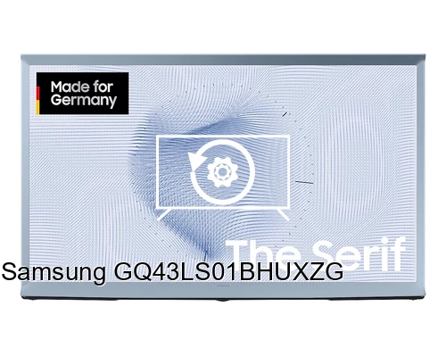 Factory reset Samsung GQ43LS01BHUXZG
