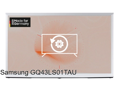 Factory reset Samsung GQ43LS01TAU