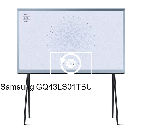 Factory reset Samsung GQ43LS01TBU