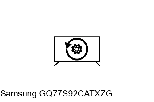 Réinitialiser Samsung GQ77S92CATXZG