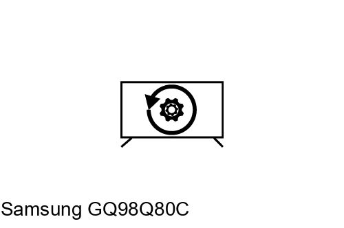 Reset Samsung GQ98Q80C