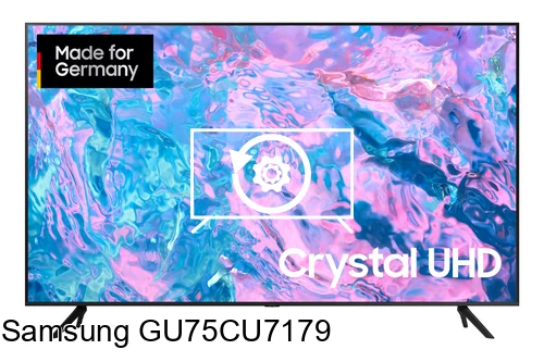 Factory reset Samsung GU75CU7179