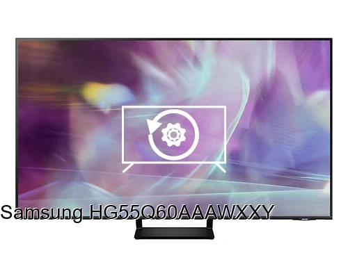 Factory reset Samsung HG55Q60AAAWXXY