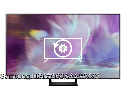 Factory reset Samsung HG65Q60AAAWXXY